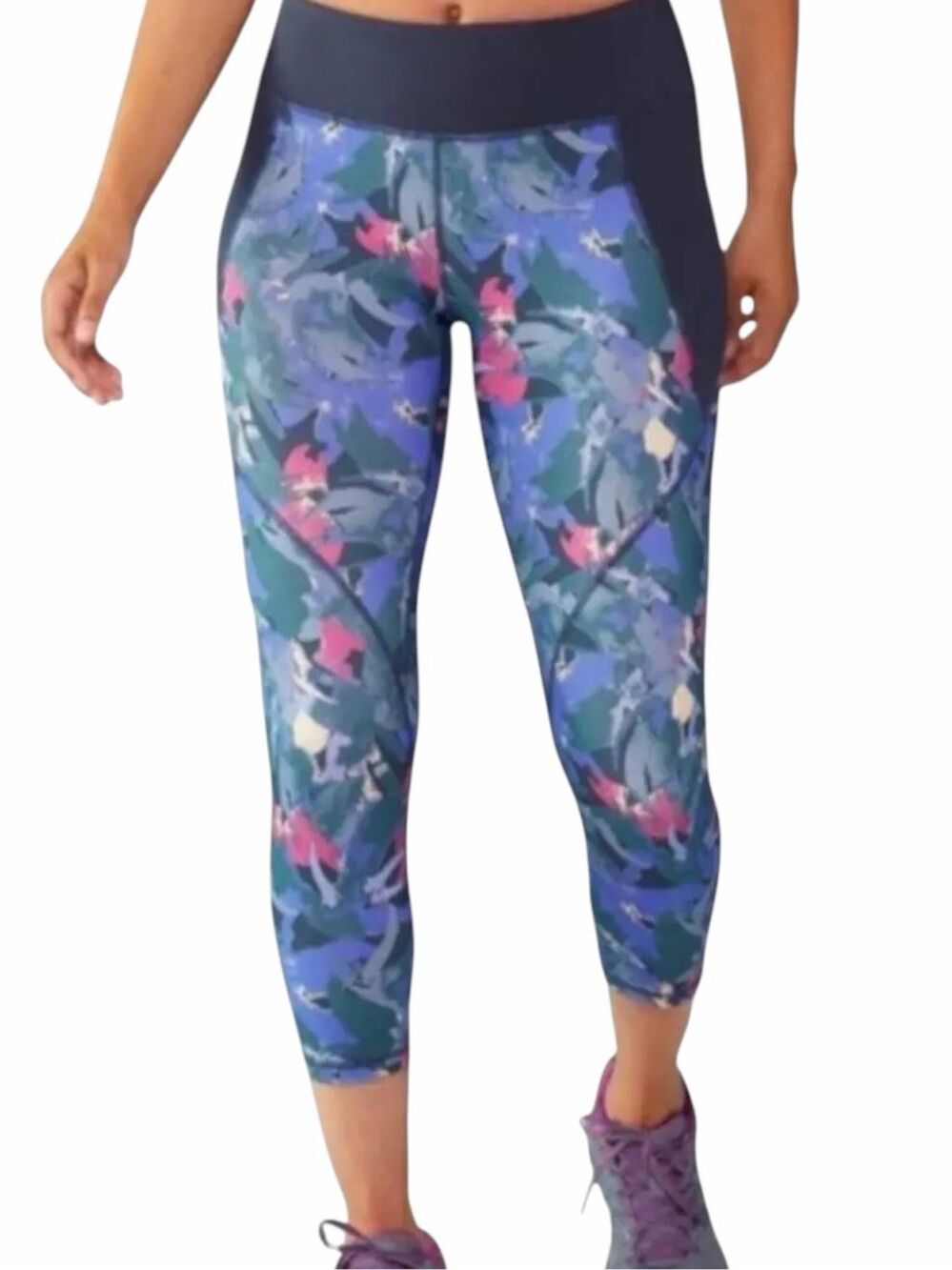 PATAGONIA Centered Crops Multicolor Abstract Floral Legging XL